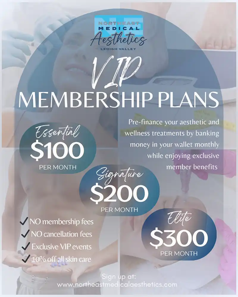 VIP Membership Plans | Northeast Medical Aesthetics