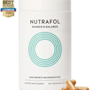 Nutrafol Women's Balance Hair Growth Nutraceutical | Designed for women 45+ experiencing hair thinning. 3 month supply