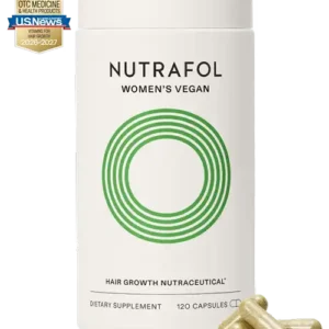 Nutrafol Women's Vegan Hair Growth Nutraceutical | Designed for women 18-44 with plant-based diets experiencing hair thinning. 3 month supply